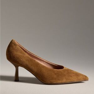 Bibi Lou suede pointed toe heels